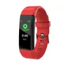 Id115 plus smart armband skärm armband sport klocka fitness rinnande tracker hjärtfrekvens pedometer blodtryck smart armband