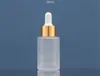 30ml Dropper Bottle Small Empty Glass for Oil Eye Dropper Bottles Refillable Bottle with Metal Screw Mouth