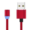 Magnetische 3 in 1 Type-C Micro USB-kabels Snel opladen Nylon magnetische kabel voor Samsung Huawei Snelle kabel voor Android Alle mobiele telefoons