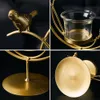 Golden Decoration Candle Holders Wedding Candlestick Candelabra vardagsrum Romantiskt matbord Hemdekoration Ljushållare 202975787