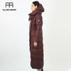 Kadınların Aşağı Ceket Parka Dış Giyim Kaput Kapitone Ceket Kadın Uzun Sıcak Pamuk Giyim Kış Bayanlar için Trend Yeni Tanımsız 201110