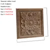 Objets décoratifs Figurines VZLX Cadre Porte Armoire Meubles Appliques En Bois Pour Coin Sculpté Non Peint Onlay Applique