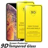 Vetro temperato 9D Pellicola Protezione schermo per iPhone 12 Pro Max 11 XR X XS Max 8 7 6 Samsung A01 A11 A21 A31 A41 A51 A71 5G