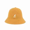 Kangoeroe Kangol Vissershoed Zonnehoed Zonnebrandcrème Borduren Handdoek Materiaal 3 maten 13 kleuren Japanse Ins Super Fire Hat X220214273R