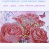 حار بيع الأزياء 5d كريستال جولة الماس اللوحة عبر الابره التطريز الماس التطريز معجون اثنين الطاووس للهدايا ZX 20120