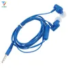 Wholesale Normal earphones Headsets With MIC Stereo Sport Noise Isolating 3.5mm In-Ear Wired Earphone For Smartphones