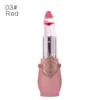 Lip Balm Jelly Crystal Lipstick met bloem 6 Temperatuurkleur Verandering Waterdichte voedzame Moisturizer Coloris Maquillage