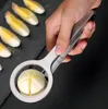 ステンレス鋼の卵の手動ゆで卵のセクションカッターカッターキッチン多機能卵スライサーキッチンツールガジェットアクセサリーZY1068