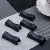 Light Weight Chopstick Rest Stand Holder Silverware Chopstick Holder Black Cutlery Rest Spoon Knife Fork Bulk Sale