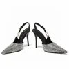 호화로운 스타일 섹시한 여성의 특허 가죽 하이힐 패션 패션 섹시한 여름 Womendress 신발 35-42