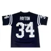 2604 CUSTOM # 34 WALTER PAYTON JACKSON STATE College Jersey taille s-4XL ou personnalisé n'importe quel nom ou numéro de maillot