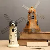 Strongwell Nordic Retro Windmill Model Miniatures Holland Windmill Craft Gift Ornaments Home Living Room Desktop Decorations 201212