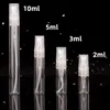 2ml 3ml 5ml 10ml Mini Clear Glass Essential Oil Perfumy Perfumy Atomizer Portable Travel Cosmetic Container Perfumy Butelki Jooblot