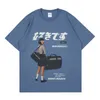 Lindsey Seader Men's Tshirt Printed Vintage Hip Hop Oversized Cotton Casual Harajuku Streetwear Topp Tees Tshirts G1229