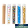 Conteneurs de perles en plastique transparent, 100 pièces, boîte d'emballage de perles, boîte de rangement de bijoux, compartiment taille: 78x13mm