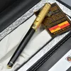 Оригинальная коробка Packag - высокое качество Picasso 902 Классический фонтан ручка черное золотое покрытие Engrave Office School Access роскошные письма чернила ручка