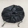 NOUVELLE mode chaîne sac de maquillage noir classique couleur noire haute capacité étui à cosmétiques vintage fête maquillage organisateur sac pochette bag270R