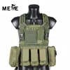 Mege 군사 전술 조끼 경찰 페인트 볼 Wargame 착용 Molle 바디 갑옷 사냥 조끼 CS 옥외 제품 장비 블랙, 탄 201214