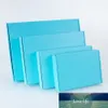 10pcs Blue Gift Box Party świąteczne Znakomite opakowanie Pudełko Pokrywa Pamięć Pamięć Zastosowana Wsparcie Dostosowywane rozmiar i logo4292901