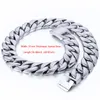 31mm Chains Super Heavy Curb Cuban Necklace For Boys Mens Silver Color 316L Stainless Steel Link Chain 1636inch Rock jewelry LHN35269293