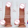 Nxy Dildo 3 Dimensioni Prepuzio Scorrevole Simulazione Dildo Realistico g Spot Stimolare Morbido Silicone Pene Big Dick Ventosa Giocattolo Del Sesso per Le Donne 0105