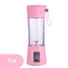 Juicer elétrico usb portátil multifuncional para a cozinha recarregável mini 380ml do liquidificador vegetal do suco vegetal