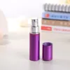 Refillerbar 10 ml Mini Parfym Spray Bottle Aluminium Atomizer Portable Travel Cosmetic Container BottleShipping