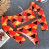 Bikini 2020 push up bikini brasileo långärmad thong swimwear bandage plus storlek tankini baddräkt kvinnor 2 stycken hög waistx0523