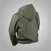 USN Wet Weather Parka Vintage Deck Jacket Pullover Lace Up WW2 Uniform Mens Navy Giacca militare con cappuccio Outwear Army Green 201218