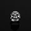 Hoge Poolse Rots Skull Ringen voor Mannen Vrouwen Rvs Biker Rider Finger Band Ringen Mannen Sieraden