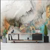 3Dクラウドベッドルームの壁紙アメリカンライト高級モダンなシンプルなテレビの背景抽象アートリビングルームの雲の壁紙
