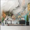 3D cloud bedroom wallpapers American light luxury modern simple TV background abstract art living room clouds wallpaper