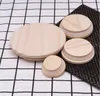 Wooden Mason Jar Lids 8 Sizes Environmental Kitchen Storage Organization Reusable Wood Bottle Caps With Silicone Ring Glass Seal5465044