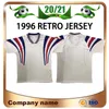 1996 versão retrô Jersey de futebol 96 Zidane Henry Maillot de pé camisa de futebol 2000 Home Trezeguet Futebol Uniforme