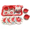 Семейная игрушка мать-сад смоделирован послеобеденный чайник китайский чайник и чайный набор кухонная игра ролевая игра игра для родителей-ребенок взаимодействие LJ201211