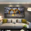 Canvas Painting Wall Posters and Prints Modern Golden angel Wall Art Pictures For Living Room Decoration Dining Restaurant el H9992967