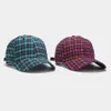 Winter Mode Plaid Baseball Caps Männer Frauen Streetwear Snapback Hip Hop Trucker Hut Plaid Baseball Hüte Party Hüte RRA4012