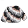 Ålder 1-12Years Tjejer Jackor Bra Kvalitet Barn Fur Coat Imitation Fox Hair Baby Girls Långärmad Tjockad Varm Toppar Barnkläder Outwear