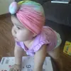 Ins 9 Kleuren Nieuwe Mode Donut Tie Dye Hoofdbanden Elastische Katoen Haaraccessoires Beanie Cap Multi Color Baby Hats