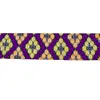 Tessuto africano viola 6 Yards / lot Panno in poliestere Ankara per abito da cucire Tessuto stampa cera reale tagliato a misura Designer