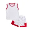Boy Girl Clothes Sumer Suit Baby Basketball Football Sleeveless Vest Shorts Twopiece Performance Suit Dreatble Perspiration 6 C4097260