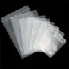 100pcs lot Frosted Zipper Plastic Bag Reusable Self Seal Pouch Flat Bottom Smell Proof Food Storage Package Bags for Snack Tea