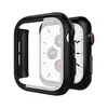 Coque de protection pour Apple Watch iWatch Series 6 5 4 3 2 1 avec coque antichoc en verre trempé