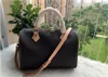 أزياء النساء نسخة مصغرة حقائب المصممين حقيبة الكتف حقائب CrossBody أزياء جلدية عالية الجودة حقائب اليد خمر مطبوعة 30 سم yht