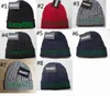 10 adet Kış Kadın Beanie Adam Serin Moda Şapkalar Kadın Örgü Şapka Unisex Sıcak Şapka Klasik Kap Marka Örme Şapka 8 Renkler Drop Shipping
