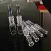 Quartz Nail 10mm 14mm 18mm Male Joint Smoking Accessories for Mini Nector Collector NC Kits Quartz Nail Dabber Filter Tip