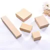 Emballage cadeau 10 Pcs/Lot boîte pour chocolat bonbons Cookie fête de mariage bébé douche papier faveur emballage boîtes marron anniversaire bijoux Watch1