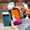 Gorące wielofunkcyjne skórzane retro matowe etui na karty bankowe portfel etui na iPhone'a dla iPhone 12 Pro Max iPhone 11 Pro Max Xr X Xs Max 7 8 6S Plus