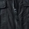 FW Spring Automne Mince Jacket Manteau Fashionable Brand Loisirs Cross-Bordure Spécial Spécial Nylon métallisé Reflective Mode européenne et américaine