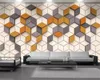 Classic 3d Wallpape Square 3d Geometric Figure Wallpaper Indoor TV Sfondo Decorazione della parete Home Decor 3d Wallpaper